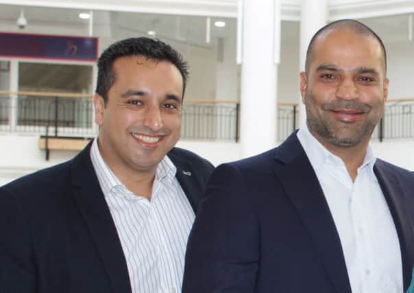 Karim and Rahim Virani, of Cygnet Properties and Leisure plc, would like to entice businesses into setting up a food department store in Callendar Square Shopping Centre