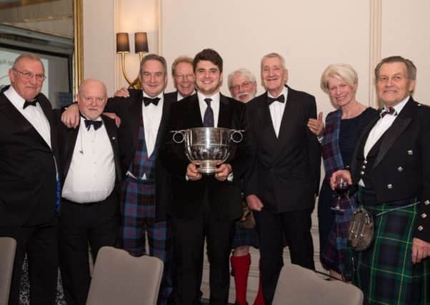 Flanker Lewis Wynne, from Falkirk, named Young Player of the Year at London Scottish