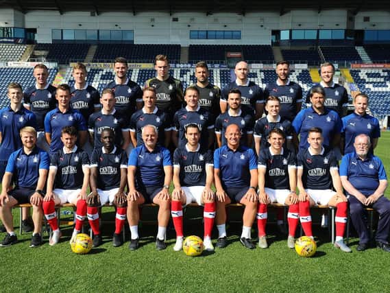 Falkirk FC team photoshoot 2019-20 (picture: Michael Gillen)