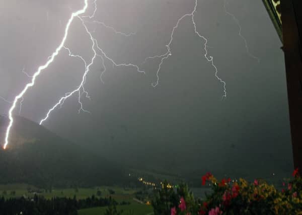 Thunderstorms are forecast for Wednesday.