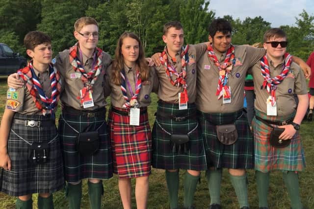 Some of the local participants in the World Jamboree.