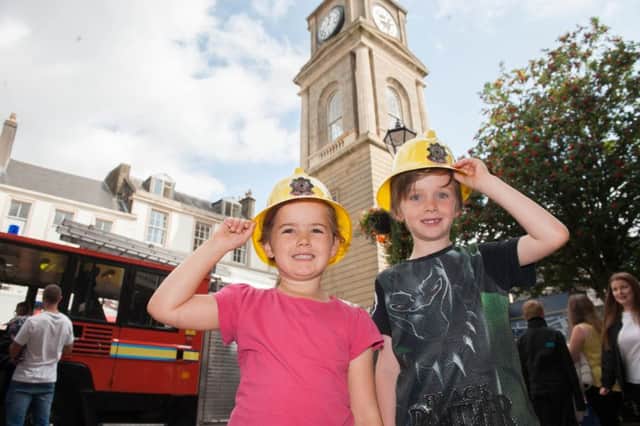 Alice and Aiden Moran enjoyed last year's event on the High Street.  Pic: Jamie Forbes.