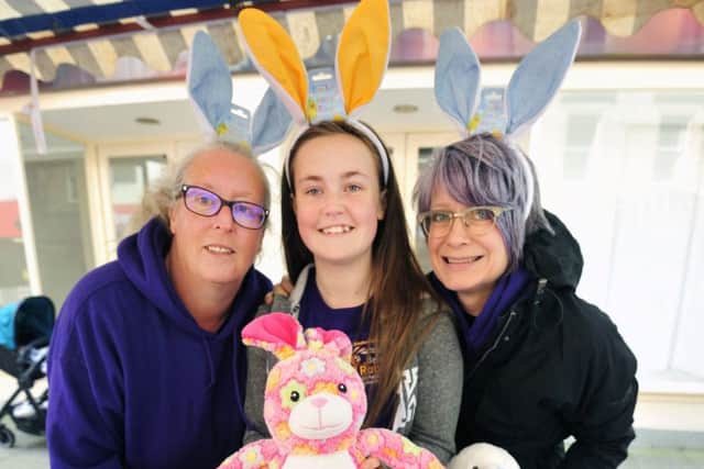 Falkirk Charities Day 2019 on Falkirk High Street, Saturday, August 17. Beloved Rabbits. Picture by Alan Murray.