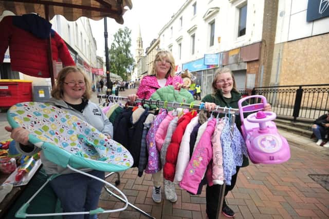 Falkirk Charities Day 2019 on Falkirk High Street, Saturday, August 17. Babysteps. Picture by Alan Murray.