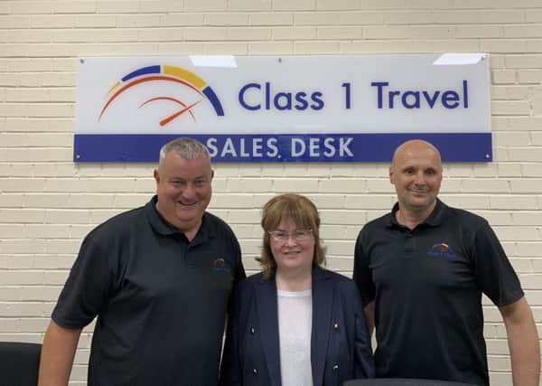 Scottish singing sensation Susan Boyle has hired Larbert's Class 1 Travel for her upcoming UK and USA tours