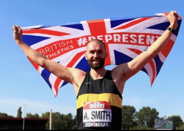 Falkirk Vics long jump athlete Allan Smith wins gold at British Championships