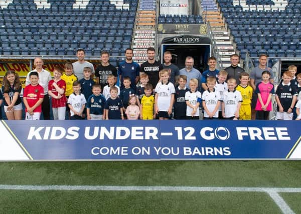 Under 12s go free at Falkirk thanks to partnership with Ineos