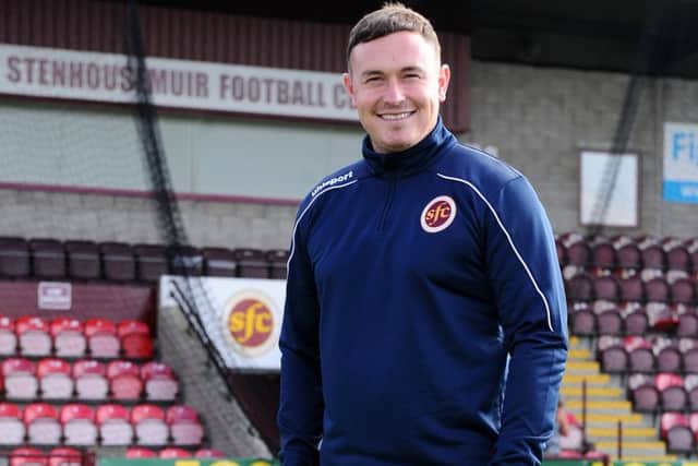 Head of Community Football at Stenhousemuir FC William Hoggan leaving to join Motherwell FC Community Trust after five and a half years.