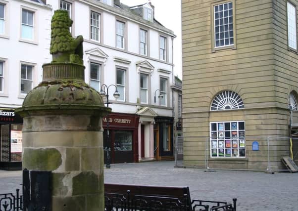The Cross where the last public execution in Falkirk took place.