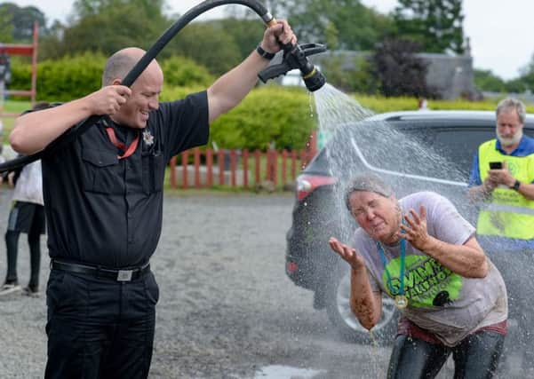 Swamp challenge 2019 in aid of Strathcarron Hospice. Picture by Dave Johnston.