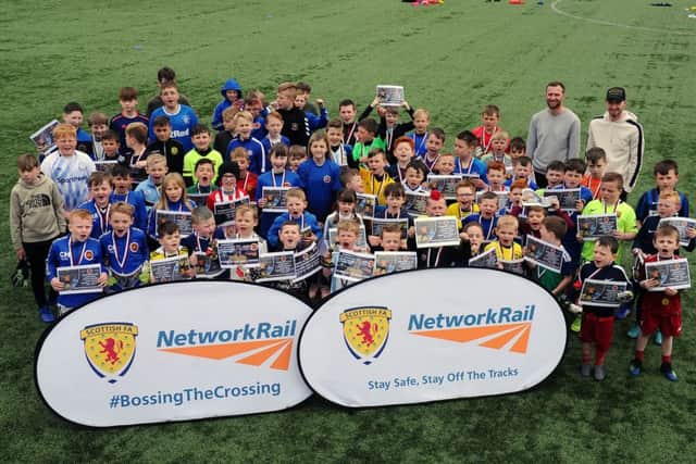 Stenhousemuir FC. Warriors in the Community Easter Camp 2019. (picture: Michael Gillen)