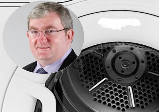 Falkirk East MSP Angus MacDonald is urging constituents to be on their guard if they own tumble dryers after the "white goods" appliance caused 47 fires in Scotland in the last year
