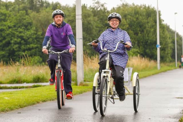 Get Out Get Active Big Bike Revival event at Falkirk Stadium on August 4. Picture by Scott Louden.