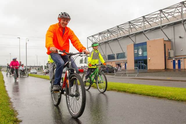 Get Out Get Active Big Bike Revival event at Falkirk Stadium on August 4. Picture by Scott Louden.