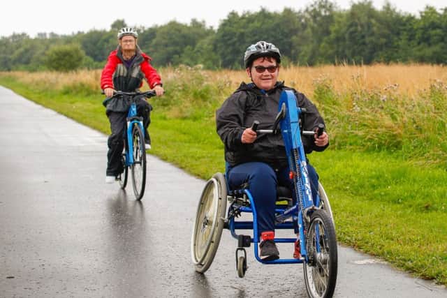 Get Out Get Active Big Bike Revival event at Falkirk Stadium on August 4. Picture by Scott Louden.