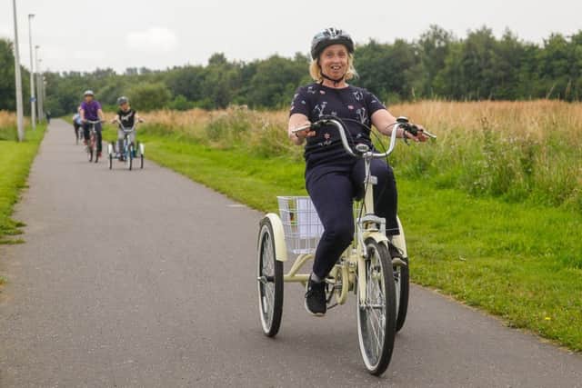 Get Out Get Active Big Bike Revival event at Falkirk Stadium on August 4. Picture by Scott Louden.