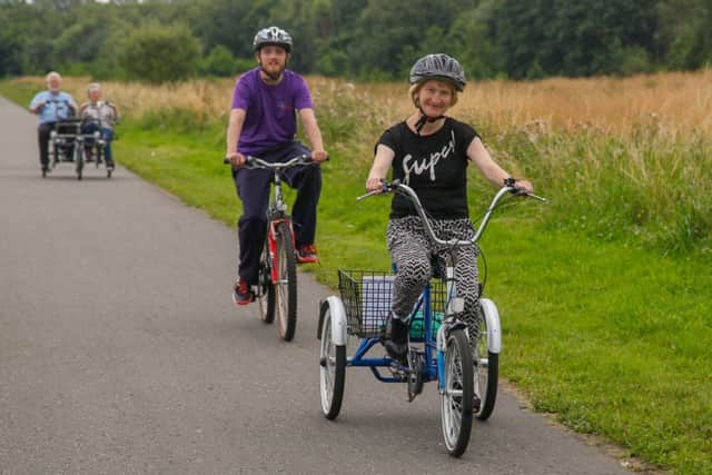 Get Out Get Active Big Bike Revival event at Falkirk Stadium on August 4. Picture by Scott Louden.