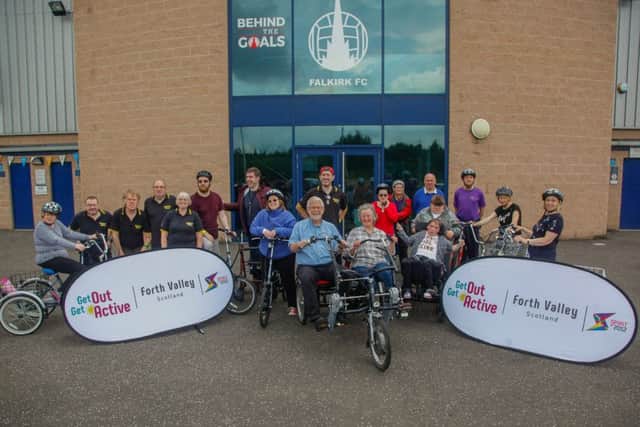 Get Out Get Active Big Bike Revival event at Falkirk Stadium on August 4. Picture by Scott Louden.