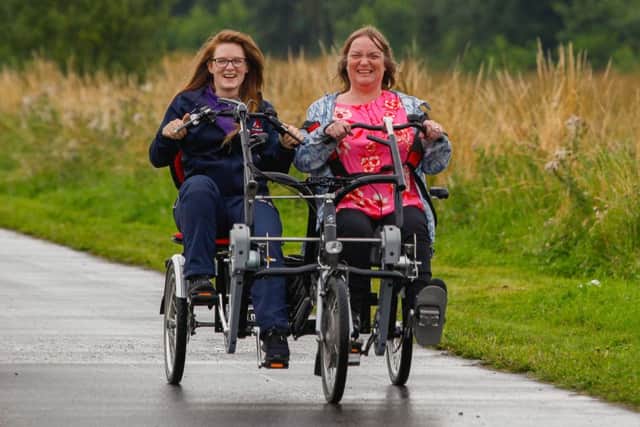 Get Out Get Active Big Bike Revival event at Falkirk Stadium on August 4. Picture by Scott Louden.