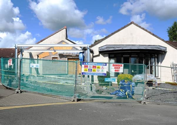 Strathcarron Hospice, where this month has seen work getting underway for a new entrance.