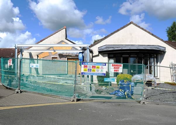 Strathcarron Hospice, where this month has seen work getting underway for a new entrance.