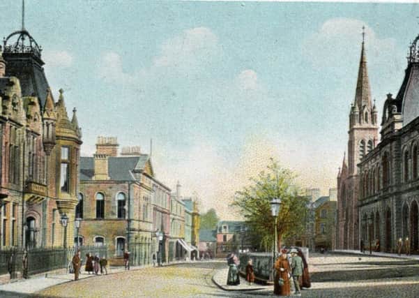 Newmarket Street, Falkirk, as it was in the late 19th century.