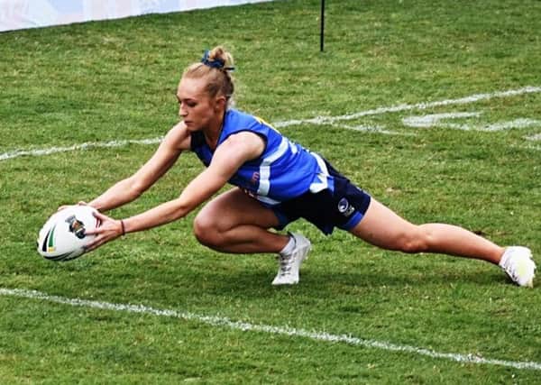 Leia Glading was part of the Scotland Mixed Open team that came third in the Touch Rugby World Cup