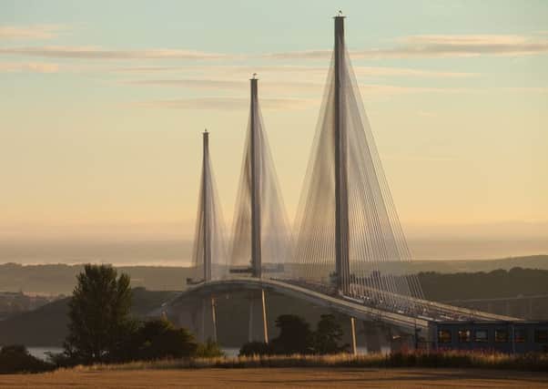 Queensferry Crossing from south.