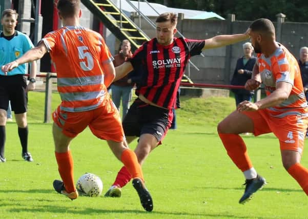 Action from Dalbeattie Star against East Stirlingshire (picture: Dalbeattie Star)
