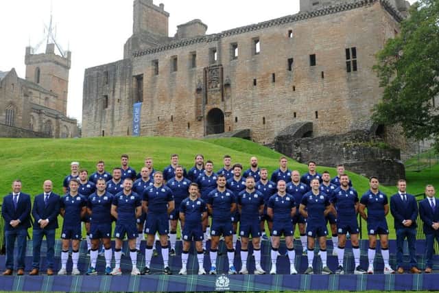 LINLITHGOW, Linlithgow Palace. Scotland Rugby Union World Cup squad for Japan 2019 announced by coach Gregor Townsend. (Picture: Michael Gillen)