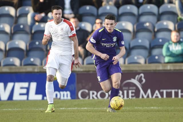 Current Falkirk player Toshney left Raith in 2016 to join Dundee United before moving to Falkirk last season after loan spells with Arbroath and Brechin