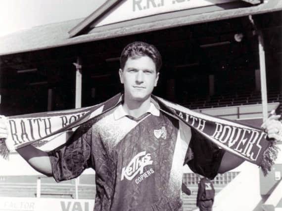 The striker represent no less than 14 clubs in Scotland during his career, playing for Rovers from 1993 to 1996 before signing for Falkirk