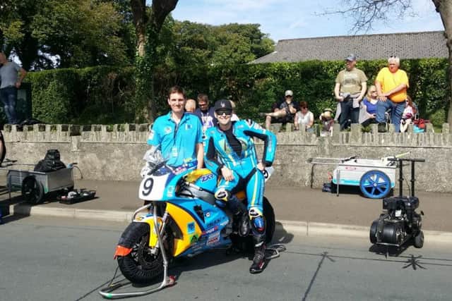 Alasdair with winning rider, Dave Johnston