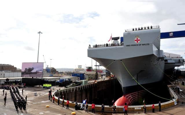 HMS Prince of Wales is set to leave dock next week.