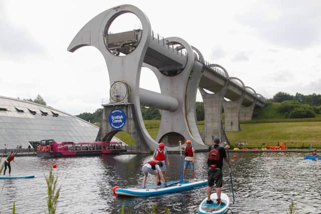 Visitors now have the option to go for a quick spin at the Falkirk Wheel