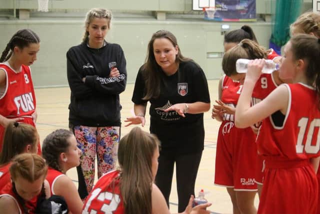 Rebecca Lonsdale will take Falkirk Fury south. Pic - basketballScotland