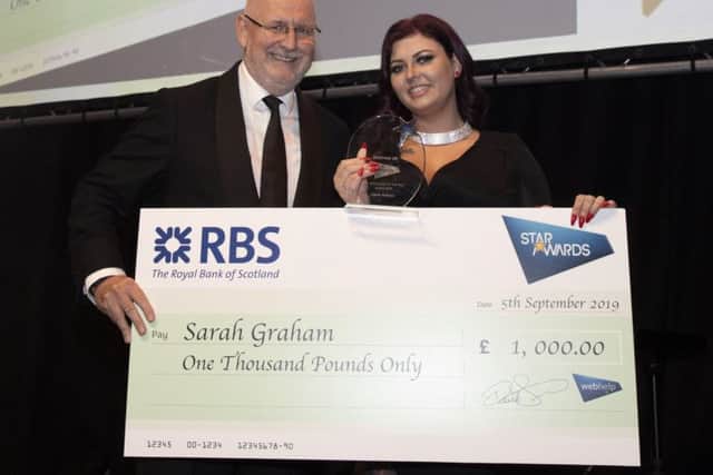 Sarah Graham was Shining Star of the Year. Pic: 

Mark F Gibson / Gibson Digital