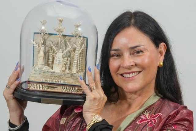 Movies shot in Scotland are a tonic for tourism - Outlander author Diana Gabaldon received a special award from VisitScotland for the number of people her Outlander fantasy-history series has brought to Scotland.