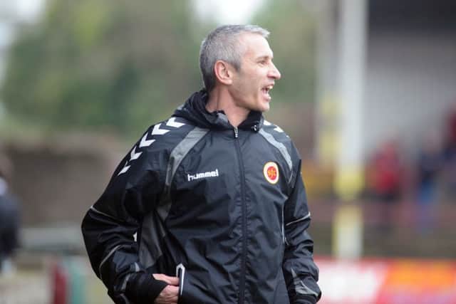 Davie Irons has taken temporary charge at Ochilview. Picture: John Devlin.