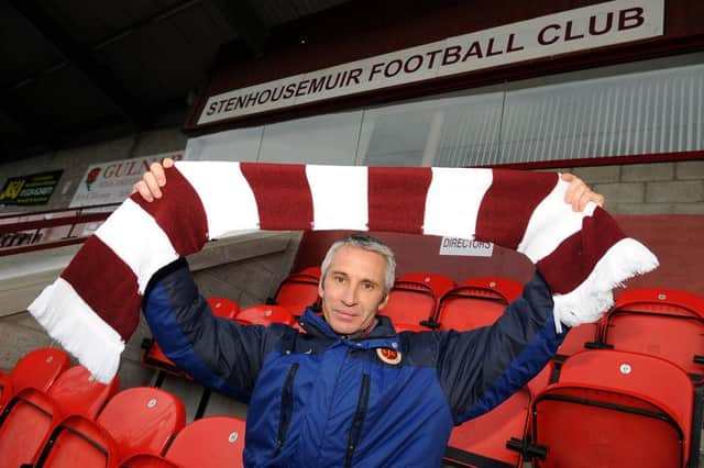 Davie Irons first arrived at Stenhousemuir in January 2011. Picture: Michael Gillen