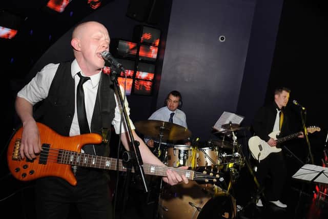 Voice of Falkirk 2009. During the interval, entertainment was provided by Dignan, Dowell and White. Picture by Michael Gillen.