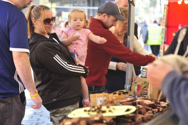 Falkirk Food and Drink Festival on Falkirk High Street. Picture by Alan Murray.