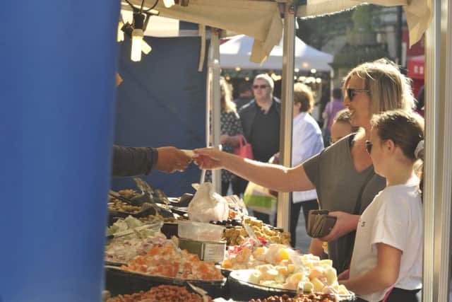 Falkirk Food and Drink Festival on Falkirk High Street. Picture by Alan Murray.