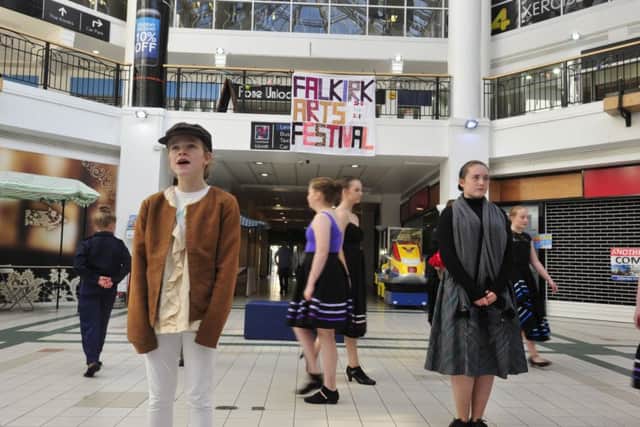 Launch day of Falkirk Arts Festival on Saturday, September 21. Picture by Alan Murray.