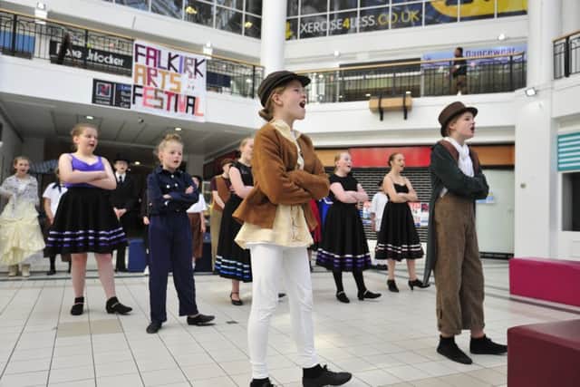 Launch day of Falkirk Arts Festival on Saturday, September 21. Picture by Alan Murray.