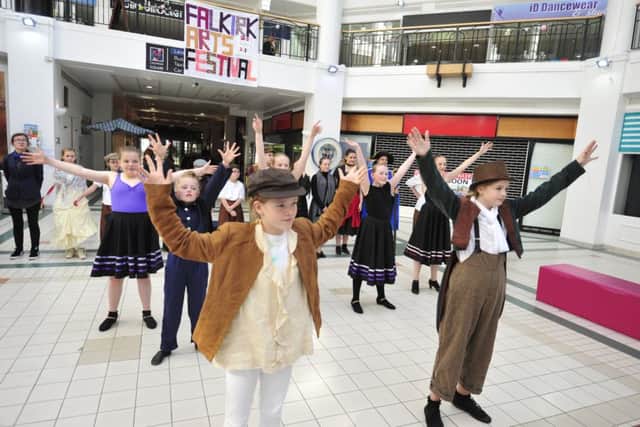 Launch day of Falkirk Arts Festival on Saturday, September 21. Picture by Alan Murray.
