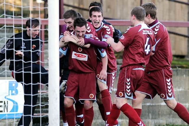 A huge win for Davie Irons' men in their  bid for survival as they beat promotion hopefuls Ayr. Alex Williams scored the clinching goal.