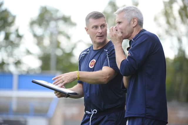 Goldie and Davie Irons are back together at Stenhousemuir.