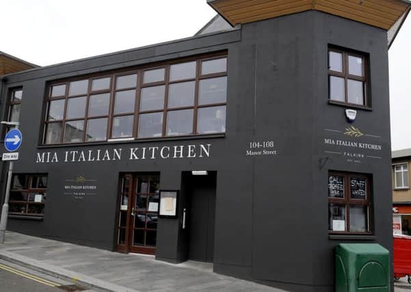 Mia Italian Kitchen has shut its restaurant in Falkirk. Picture: Michael Gillen