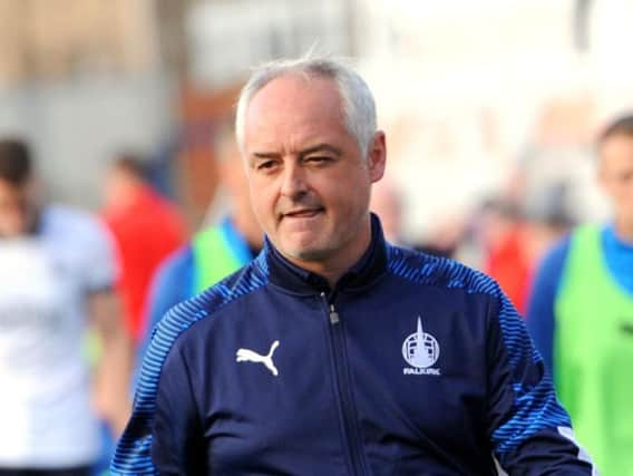 Falkirk manager Ray McKinnon. Pic: Fife Photo Agency